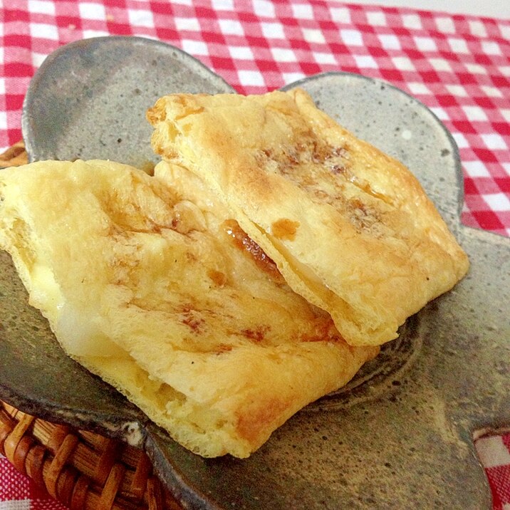 餅チーズの油揚げ焼き♡